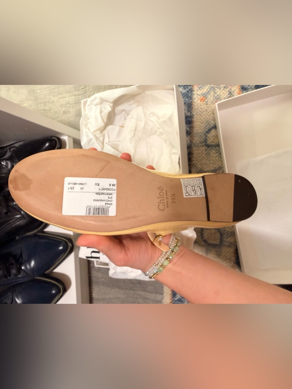 ✨ NWT CHLOE Marcie patent leather Mary Jane flats $ 750 - Picture 8 of 14